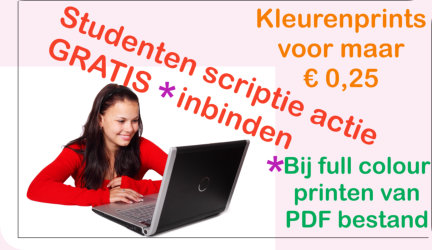 Studenten aktie scriptie printen en inbinden